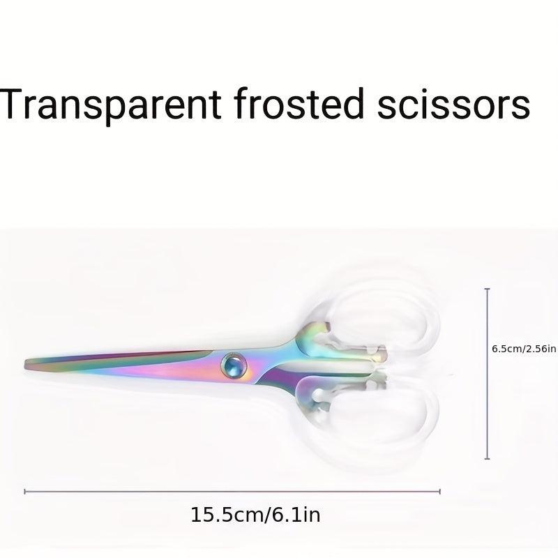 Colorful Grinding Office Scissors Anti Slip & Wear Resistant