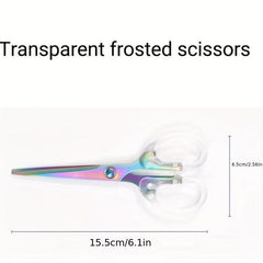 Colorful Grinding Office Scissors Anti Slip & Wear Resistant