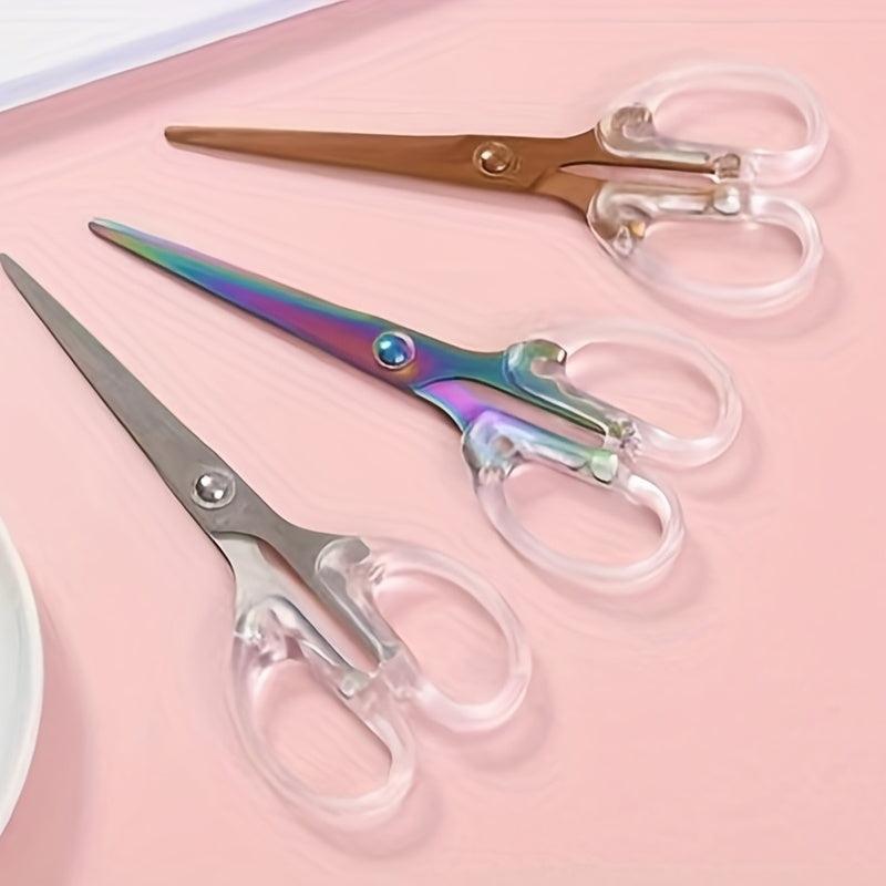 Colorful Grinding Office Scissors Anti Slip & Wear Resistant