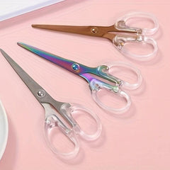 Colorful Grinding Office Scissors Anti Slip & Wear Resistant