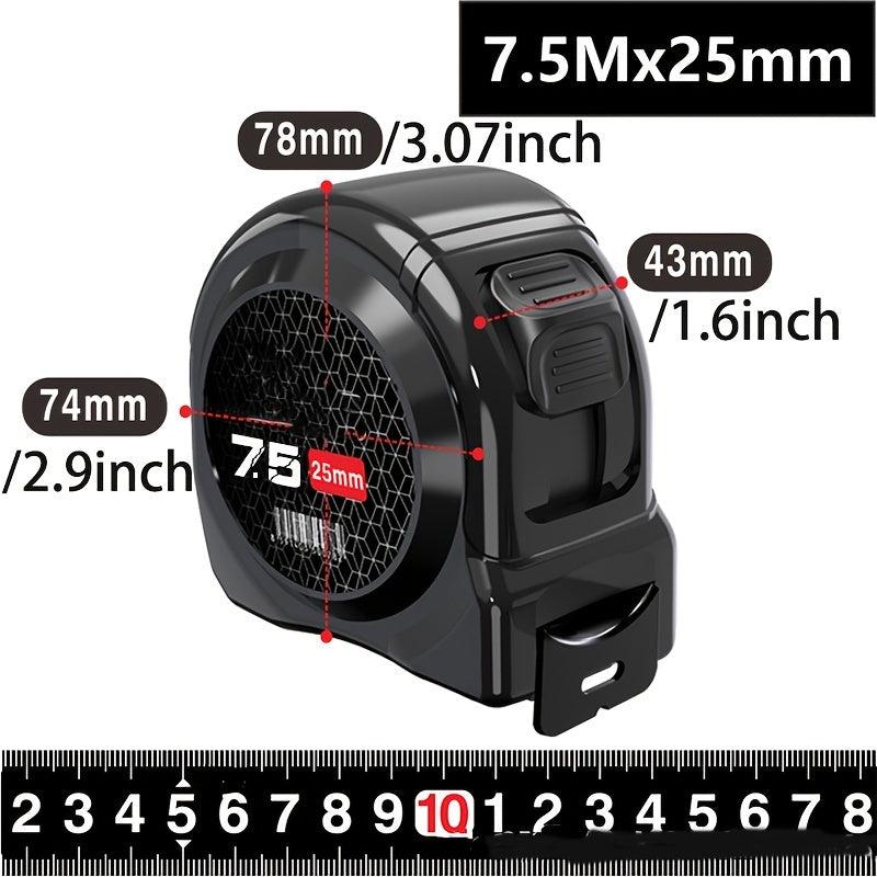 Tape Measure Ruler Durable Construction 7.5m Steel Woodworking Tools
