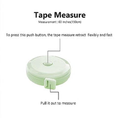 2pcs Tape Measure for Body Fabric Sewing Tailor Cloth Knitting