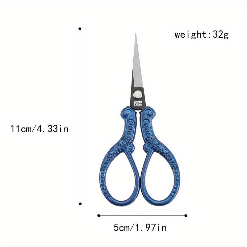 Vintage Cross Embroidery Scissors for Teabag Stitching
