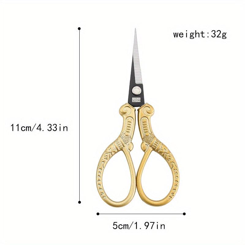 Vintage Cross Embroidery Scissors for Teabag Stitching