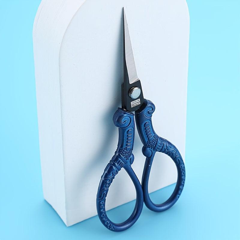 Vintage Cross Embroidery Scissors for Teabag Stitching
