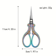 Vintage Cross Embroidery Scissors for Teabag Stitching