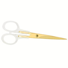 Golden Acrylic Transparent Electroplated Scissors for Office, School, and DIY