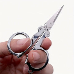 Stainless Steel Folding Small Scissors Travel Scissors Sewing Scissors