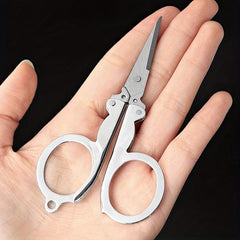 Stainless Steel Folding Small Scissors Travel Scissors Sewing Scissors