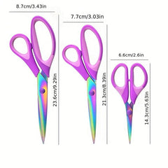 Craft Scissors Titanium Blades Soft Grip Handle Multipurpose Shears