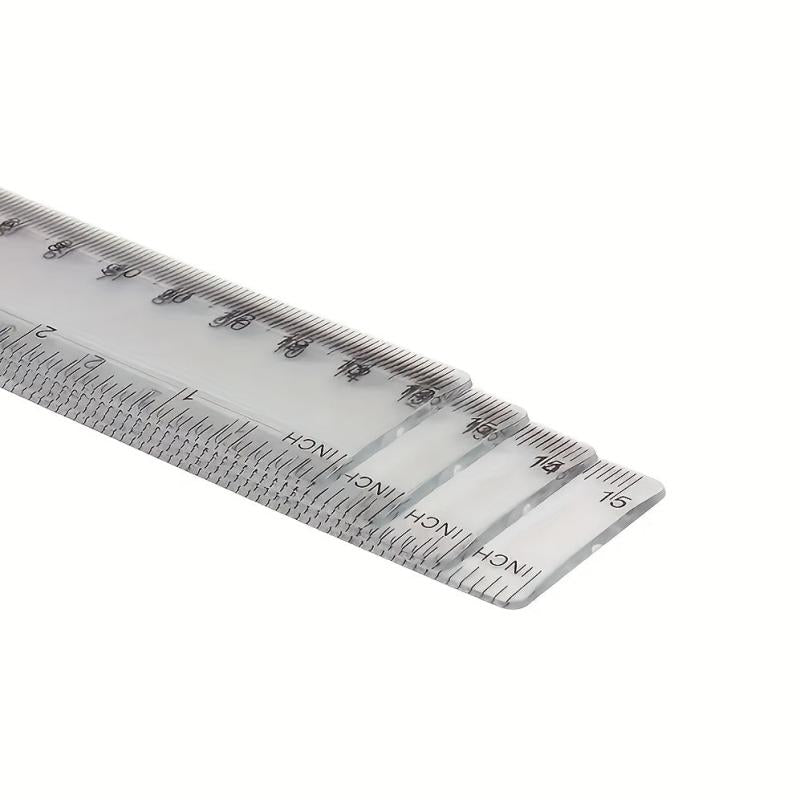 Transparent Ruler for Office and Learning 156mm x 30mm