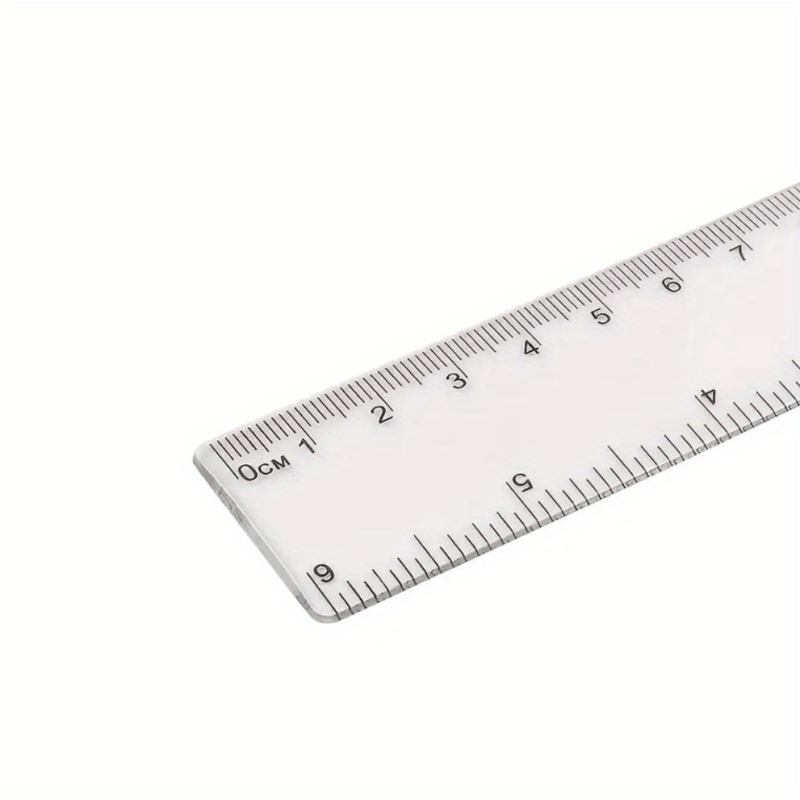 Transparent Ruler for Office and Learning 156mm x 30mm