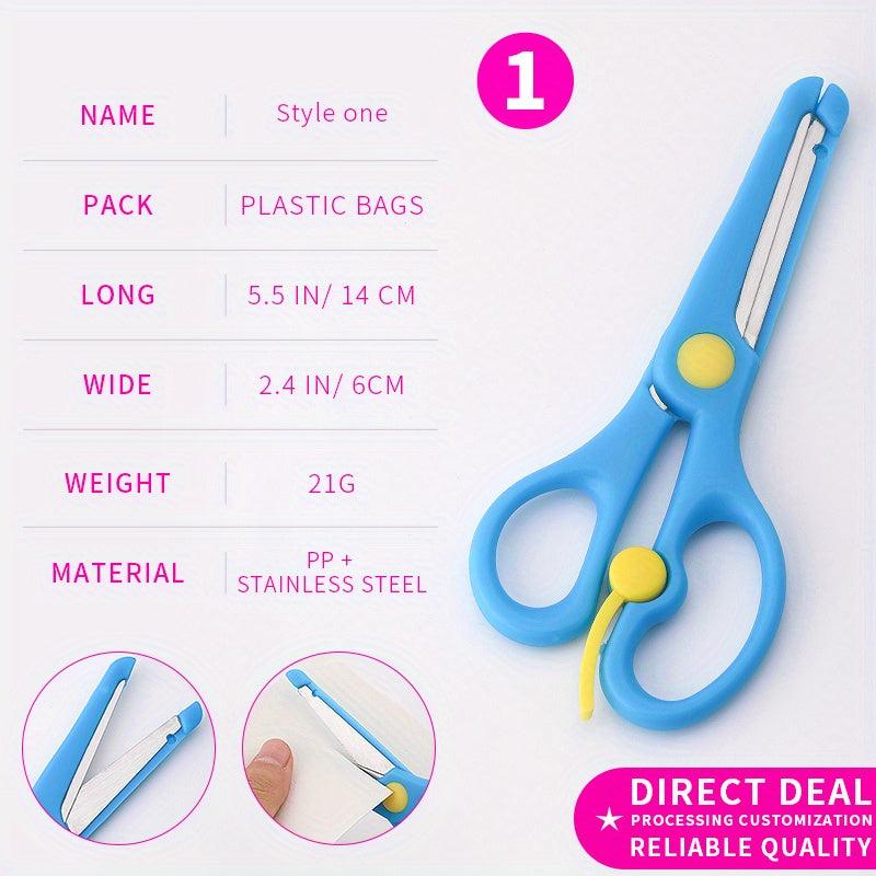 Student Spring Scissors Safety Cartoon Scissors