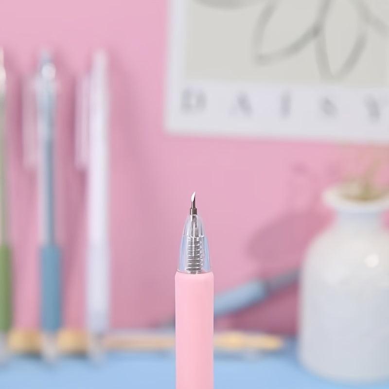 DIY Pen Art Carving Paper Cutting Student Journal Sticker