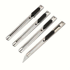 2pcs Stainless Steel Portable Office Supplies Metal Paper Student Stationery