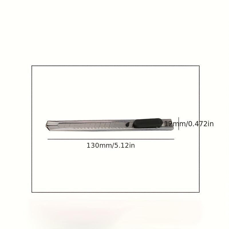 2pcs Stainless Steel Portable Office Supplies Metal Paper Student Stationery