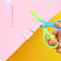Plastic Safety Scissors for Students - Hand cut Paper Stretch Scissors