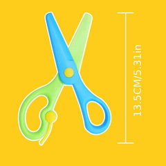 Plastic Safety Scissors for Students - Hand cut Paper Stretch Scissors