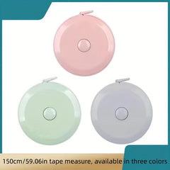 Small Soft Ruler 1.5m Plastic Tape Measure Retractable Leather Ruler