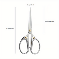 Stainless Steel Shear Tailor Paper Cuttings Office Furniture Cross Stitch