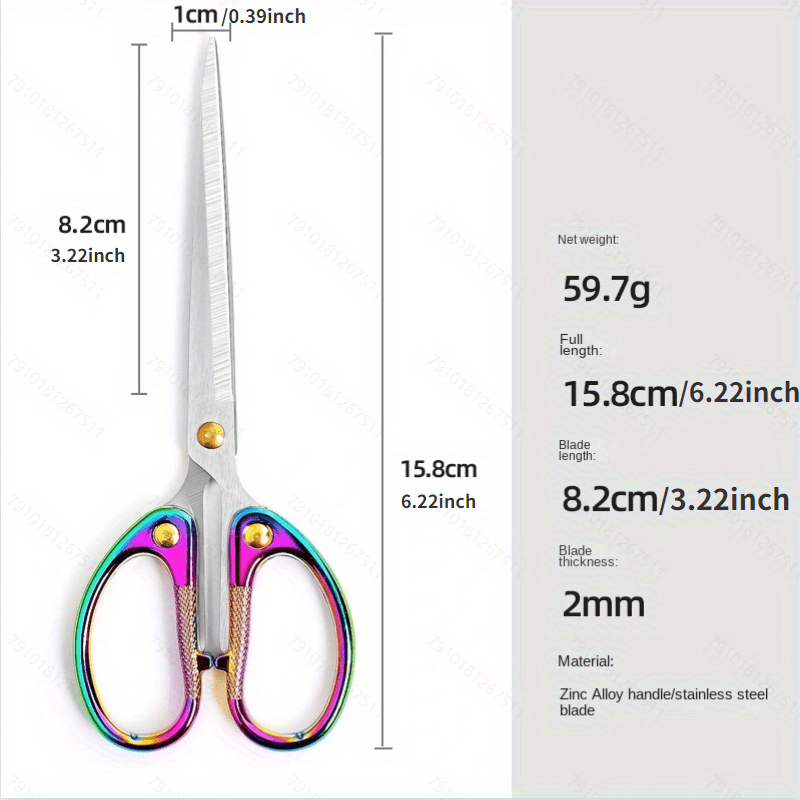 Stainless Steel Shear Tailor Paper Cuttings Office Furniture Cross Stitch