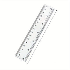 Transparent 30cm Scale Ruler Plastic Straight Ruler
