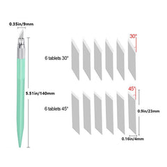 12 Blade Metal Utility Knife for Pumpkin Carving DIY Art