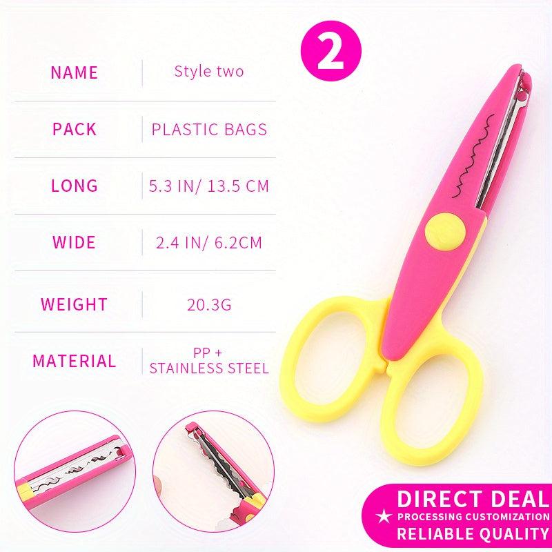 Safety Scissors for Students, Manual Paper Cut, Round Head, Small Size