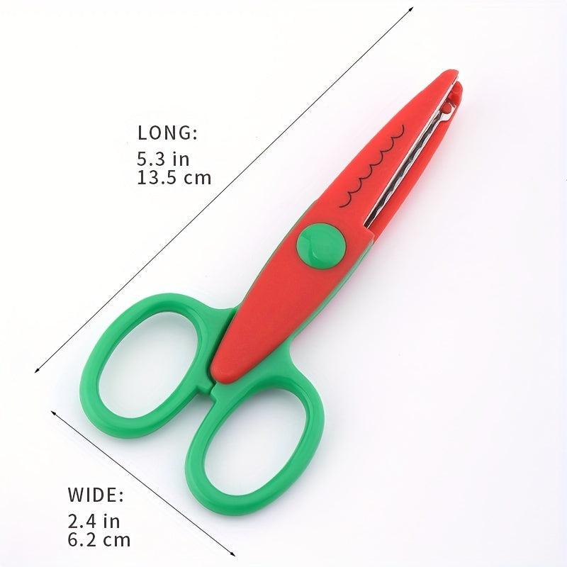Safety Scissors for Students, Manual Paper Cut, Round Head, Small Size