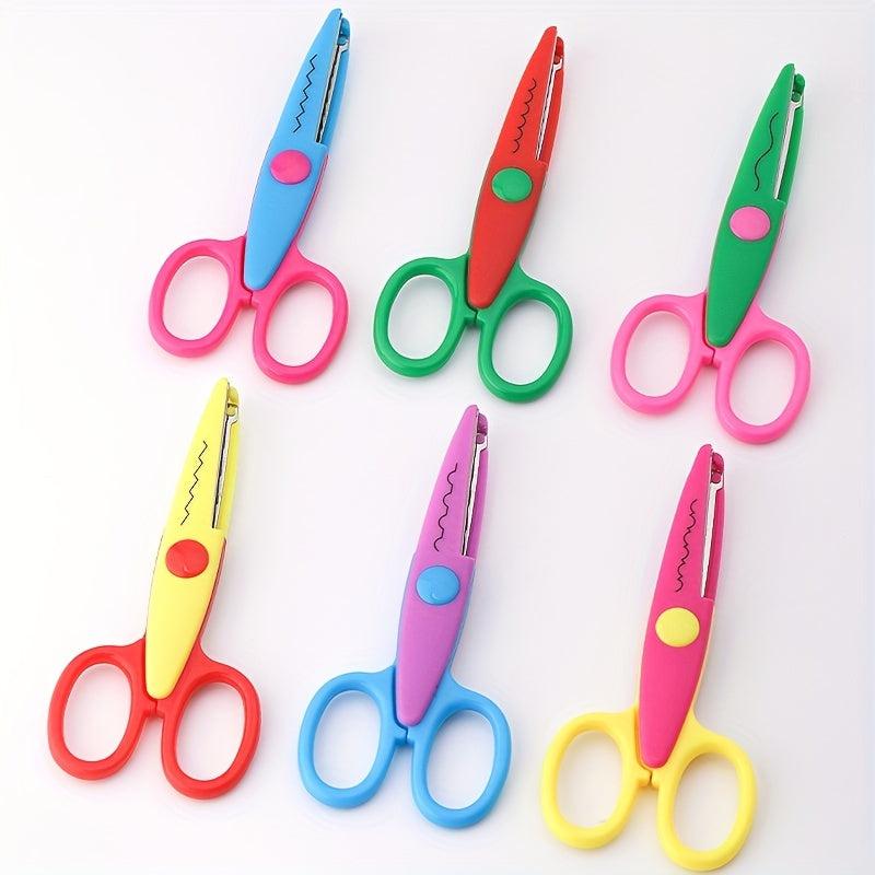 Safety Scissors for Students, Manual Paper Cut, Round Head, Small Size