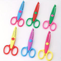 Safety Scissors for Students, Manual Paper Cut, Round Head, Small Size