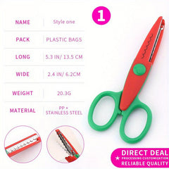 Safety Scissors for Students, Manual Paper Cut, Round Head, Small Size