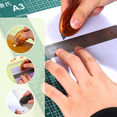 3 Pcs Bear Cartoon Mini Paper Cutter - Portable Express Package Artifact
