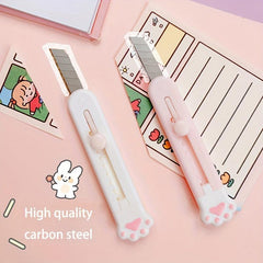 Mini Cat Paw Box Paper Cutter Craft Stationery