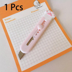 Mini Cat Paw Box Paper Cutter Craft Stationery