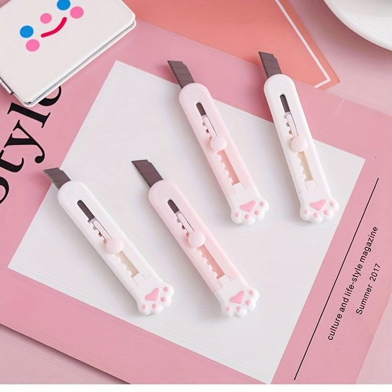 Mini Cat Paw Box Paper Cutter Craft Stationery