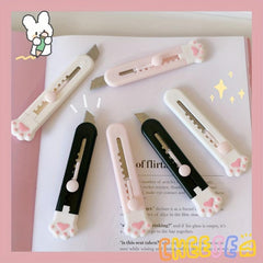 Mini Cat Paw Box Paper Cutter Craft Stationery