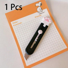 Mini Cat Paw Box Paper Cutter Craft Stationery