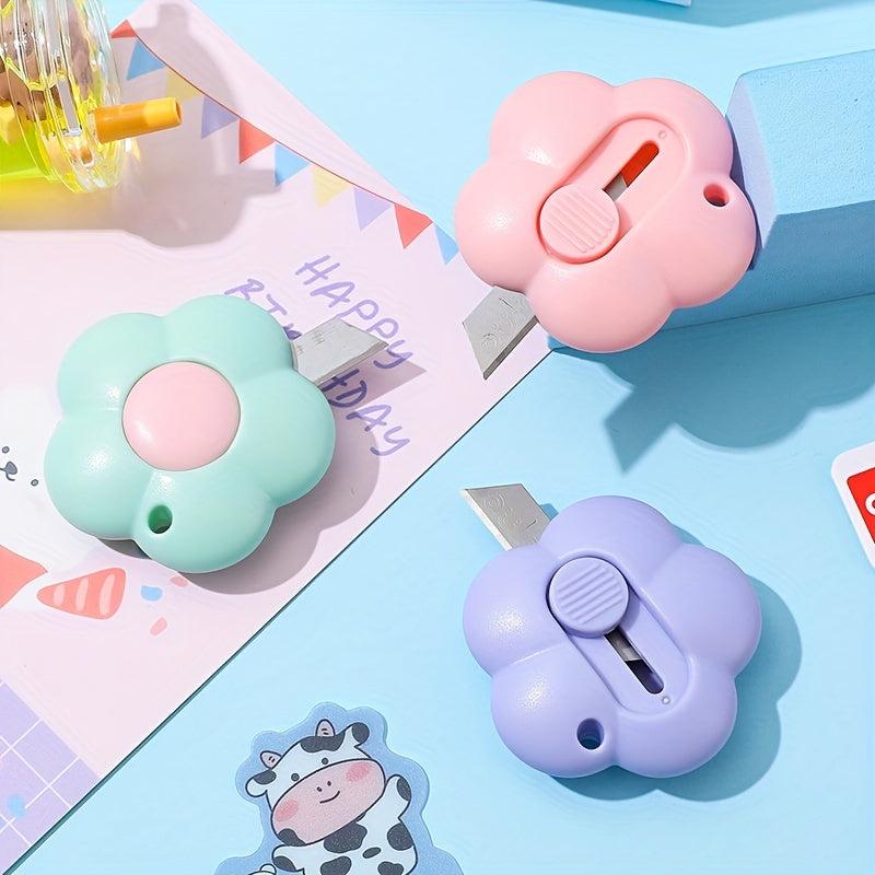 3pcs Flower Utility Express Small Mini Cartoon Portable Cutting Paper Pocket