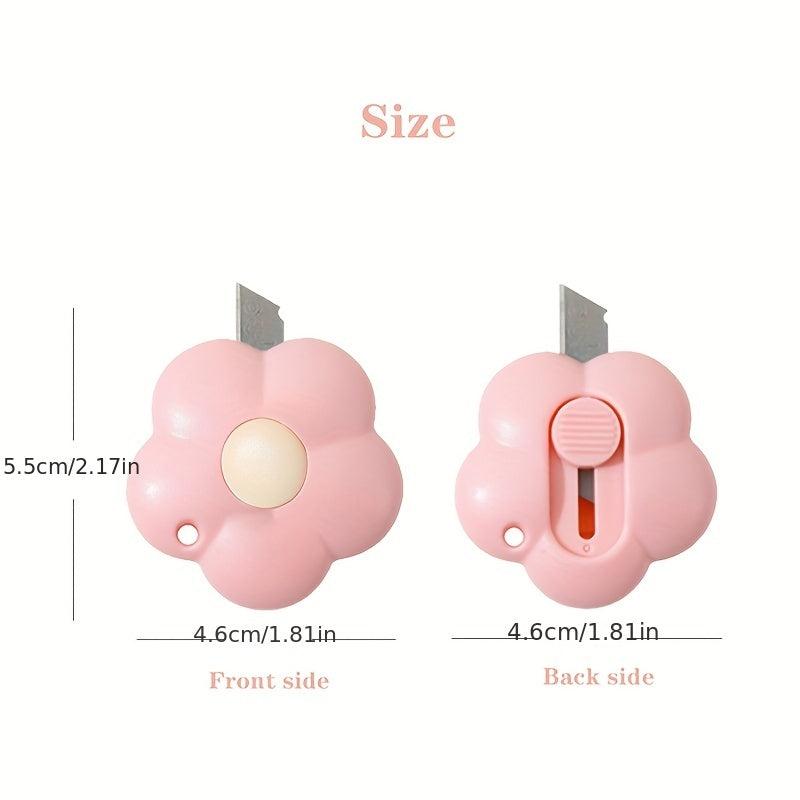 3pcs Flower Utility Express Small Mini Cartoon Portable Cutting Paper Pocket