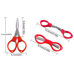Stainless Steel Folding Scissors for Home, School, Office