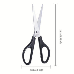 2pcs 170mm Stainless Steel Office Scissors