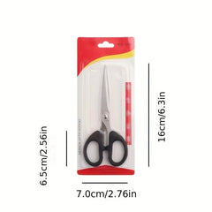 Plastic Handle Scissors Office Household Student Stationery Handicraft Scissors