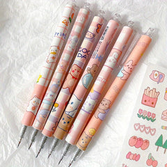 Creative Retractable Cartoon Pen for Students