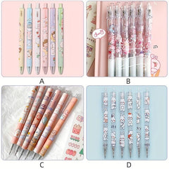 Creative Retractable Cartoon Pen for Students