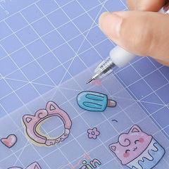 Creative Retractable Cartoon Pen for Students