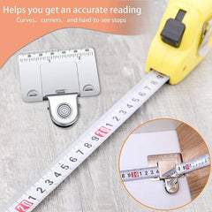 Double Scale Measuring Tape Clip Corner Measuring Tool