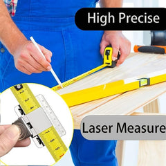 Double Scale Measuring Tape Clip Corner Measuring Tool