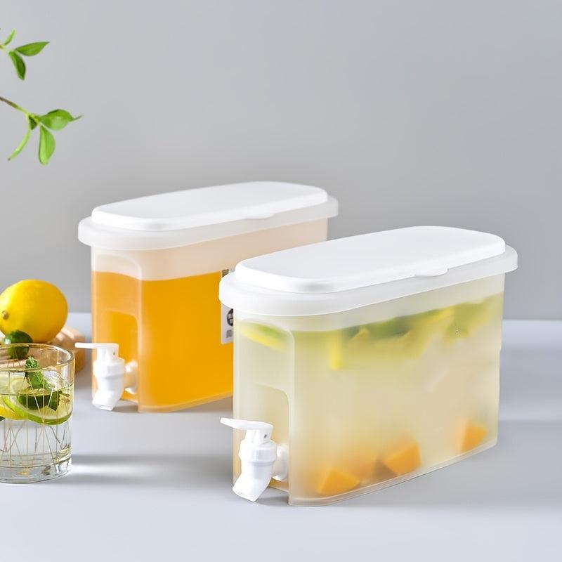 Large Capacity Iced Beverage Tub With Faucet 3.5L for Household & Travel