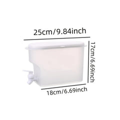 Large Capacity Iced Beverage Tub With Faucet 3.5L for Household & Travel